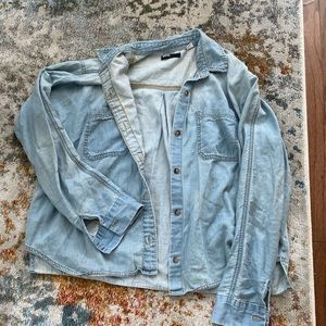 URBAN outfitters denim shacket